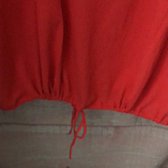 NWT flowy hot coral pink size 3x top by Cozy Casual - Picture 3 of 7